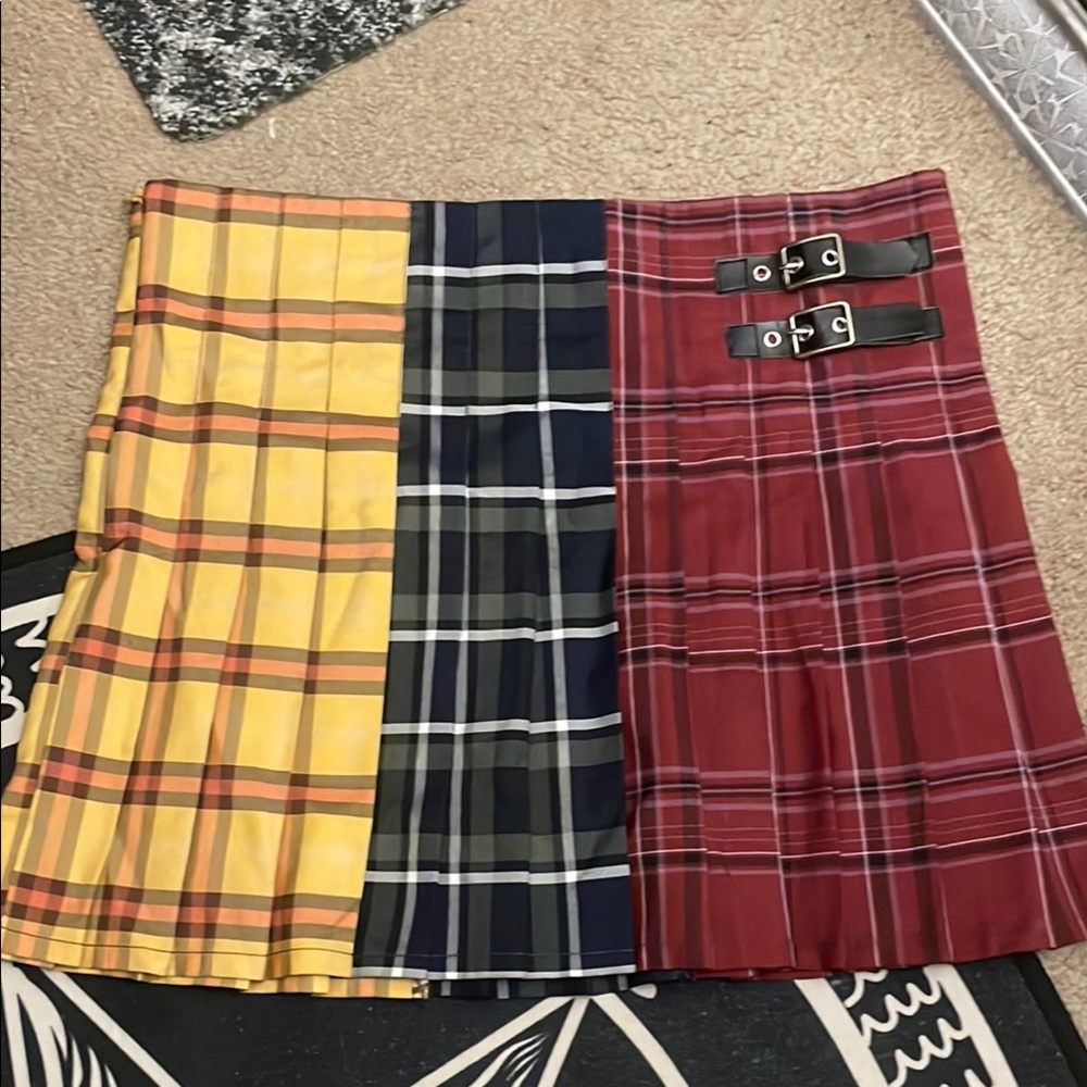 Plaid Multi-Color Women's Skirt